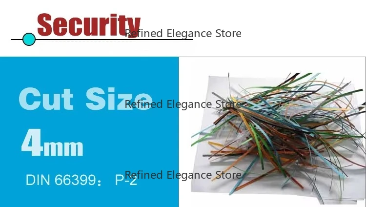 Big Office Use 34L Paper Shredder Small Strip Cut Office Shredder for CD and Card