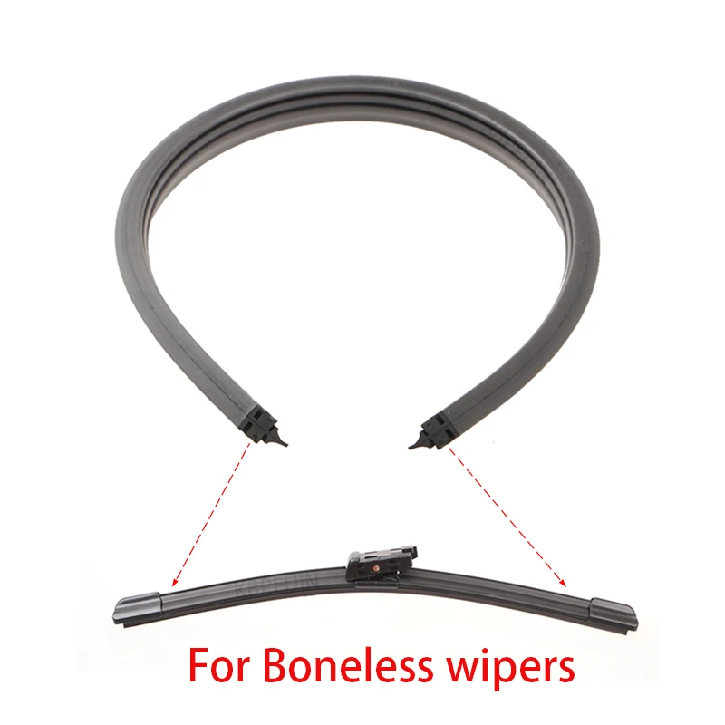 1Set Car Wiper Rubber Strip Refill For Ford Fiesta 2009-2014 Front Windscreen Wipers Accessories