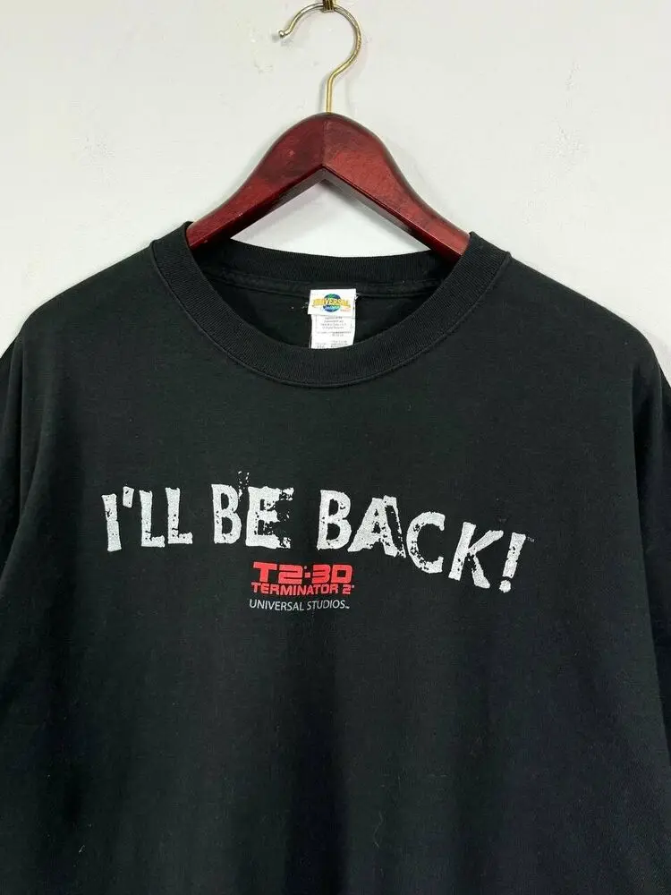 Vintage Terminator 2 T2-3D I’ll Be Back Universal Studios T-shirt