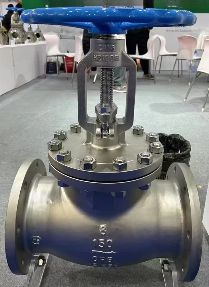 ASME SS304 SS316 صمام إيقاف يدوي عالي الضغط من الفولاذ المقاوم للصدأ 150 رطل/300 رطل صمامات إيقاف