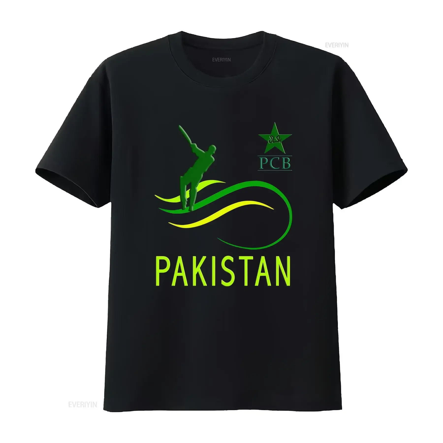 Maglietta da uomo originale con maglia cricket del Pakistan Imran Easy Premium casual e versatile vestibilità ampia vintage
