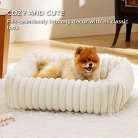 Pet Dog Kennel Cushion Warm Plush Soft and Comfortable Portable Thick Cat Kennel Beds Thickened Pets Products Supplies