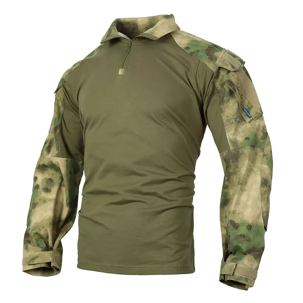 Emersongear E3 Taktisches Hemd Jagd Airsoft Oberteil Kleidung Gen3 Tarnmuster Kampfhemd Abenteuer Outdoor Herren – Detail 4