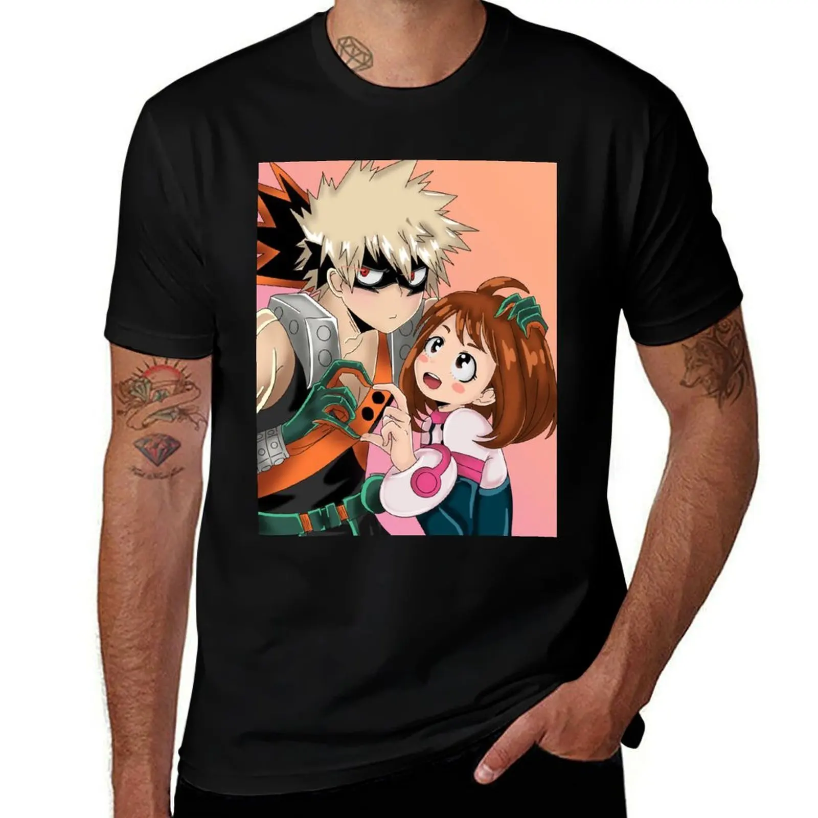 Bakugou Katsuki & Ochako Uraraka T-Shirt Quick Dry Fishing T-Shirt