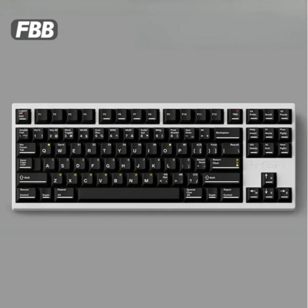 

FBB SWK SBK Mechanical Keyboard Keycaps Customized 1.7mm Original Factory Height PBT Thermal Sublimation 145keys PC Accessories