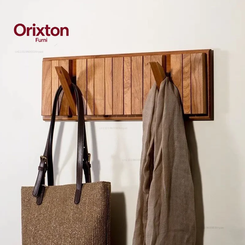 Portable Coat Racks Wooden Wall Coat Hanger Original Aesthetic Bedroom Room Furniture Multifunctional Wardrobe Clothes