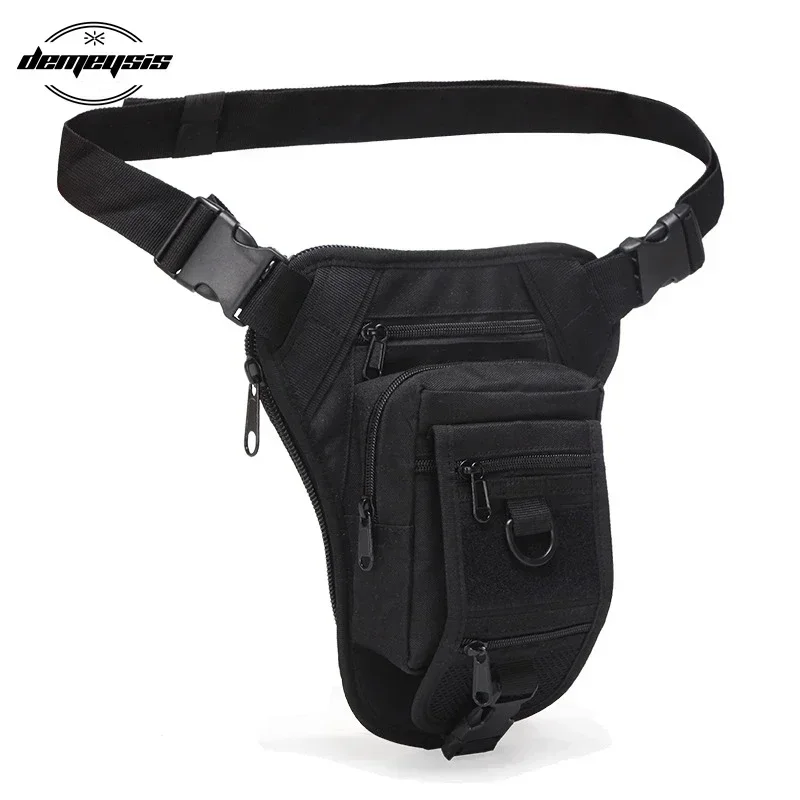 Outdoor Multifunctional Hiking Hunting Waist Bag Tactical Drop Leg Bag Hunting Tool Waist Pack Motorcycle Sports Bag