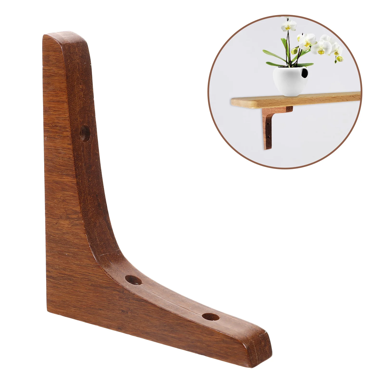 L دعامة زاوية الثقيلة رف معلق دعم رف خشبي قوس لرفوف خزانة الكتب على الحائط منضدة بين قوسين