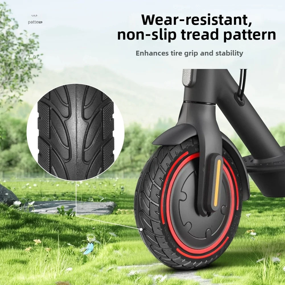 

8.5 inch Solid Tire for Xiaomi For M365 For Electric Scooter 8.5 x 2.0 Non-Inflatable Rubber Wheel with Enhanced Grip