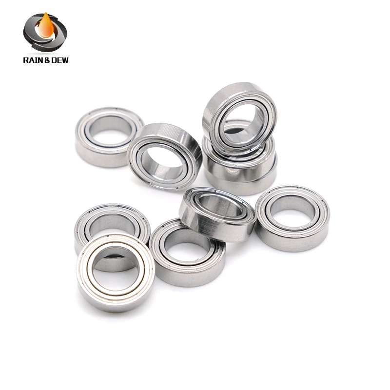 10 Stück SMR138ZZ 8 x 13 x 4 mm 440C Edelstahl-Kugellager ABEC-7 doppelt geschirmt SMR138 ZZ – Detail 3