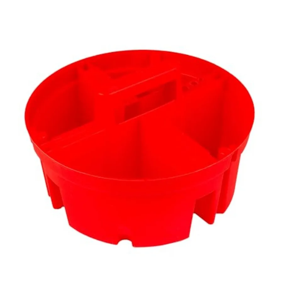 

- Super Stacker Small Parts Organizer, Bucket Organization 15054,Red