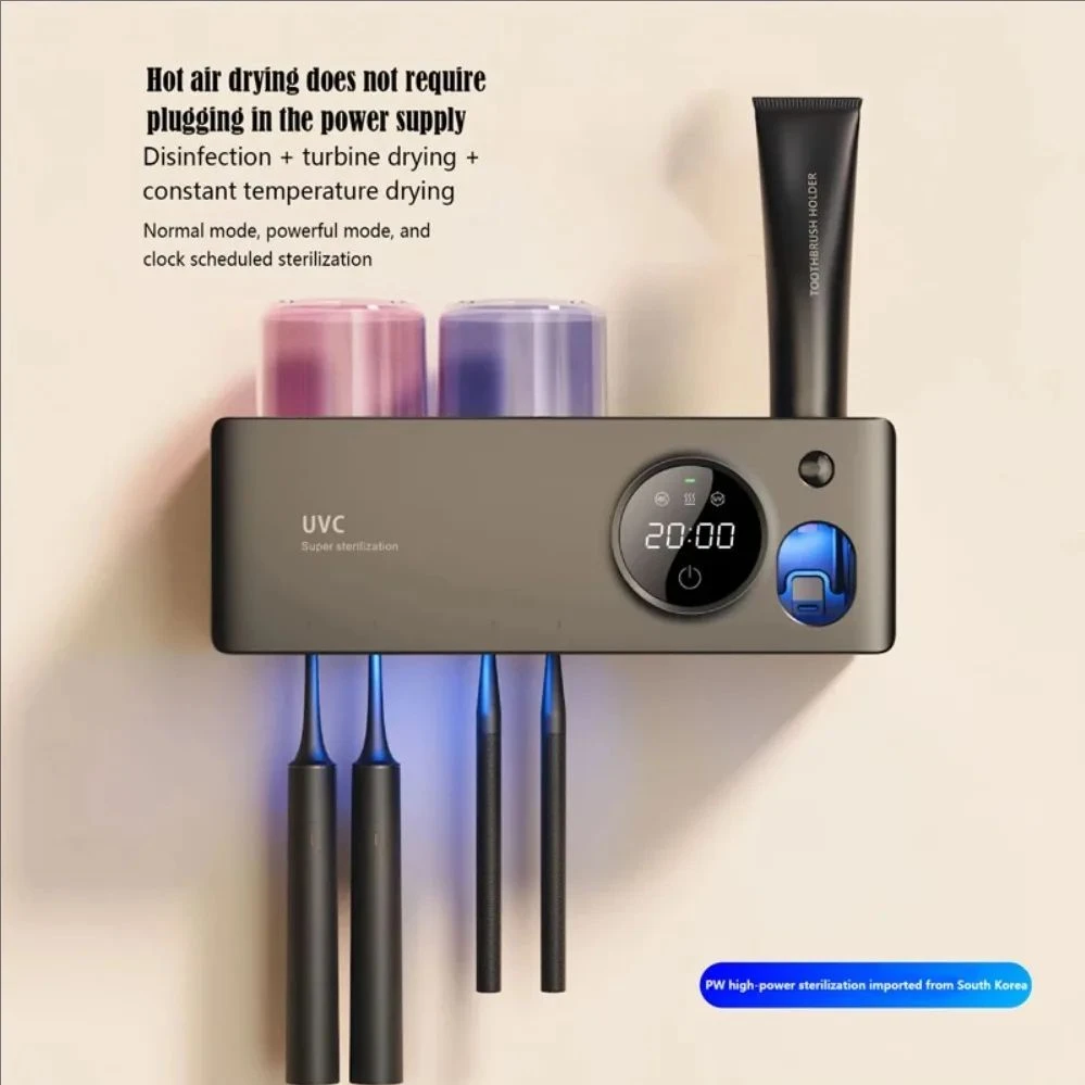 xiaomi-uv-toothbrush-holder-rechargeable-fast-drying-toothbrush-storage-sterilizer-with-timable-led-display-bathroom-accessories