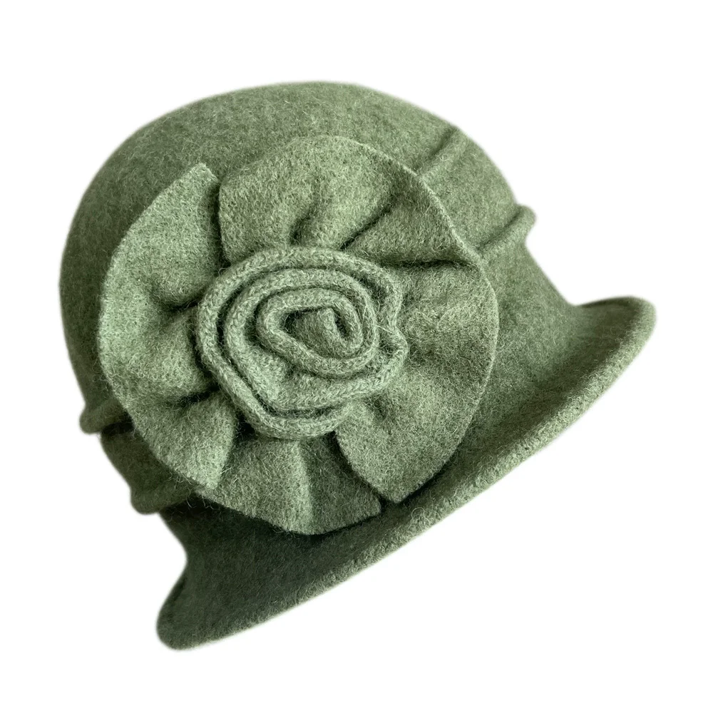 2025 Ladies' Fashionable 100% Wool Hat -Warm Elegant Autumn&Winter Outdoor Activities Daily Wear