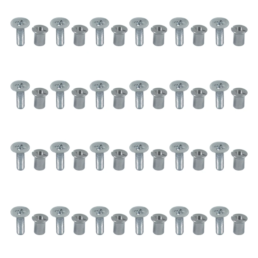24Pcs Nab HUB Screw Set Stainless Steel NAB Hub Take Up Reel Screw Set Universal for 10.5inch 1/4inch Reel Tape