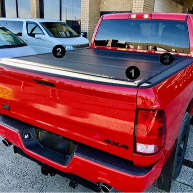 

pickup accessories 2018 hilux tri- fold hard jac t8 accessories tonneau cover for JAC kmc t8