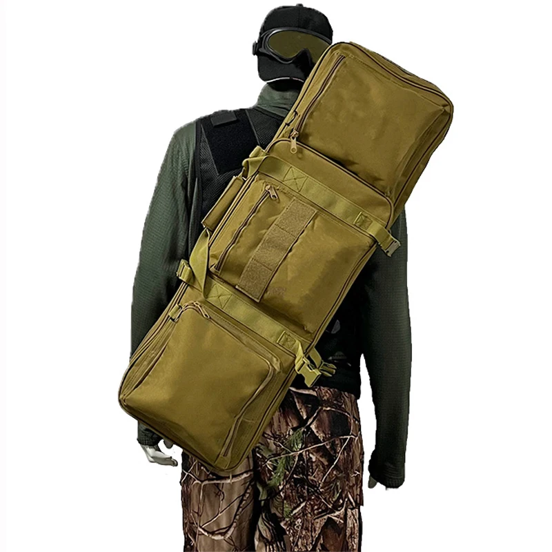 

1000D Nylon Tactical Gun Bag Molle Shooting Wargame Paintball Airsoft Holster Sniper Rifle Gun Case Hunting Protection Backpack