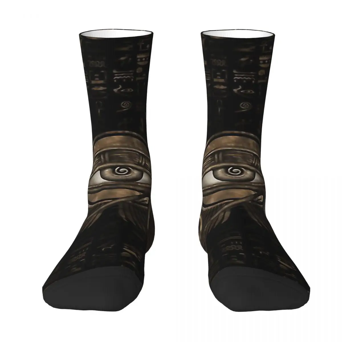 Egyptian Mythology Eye Of Horus Wadjet Vintage Gold Men Women Socks Outdoor Novelty Spring Summer Autumn Winter Stockings Gift