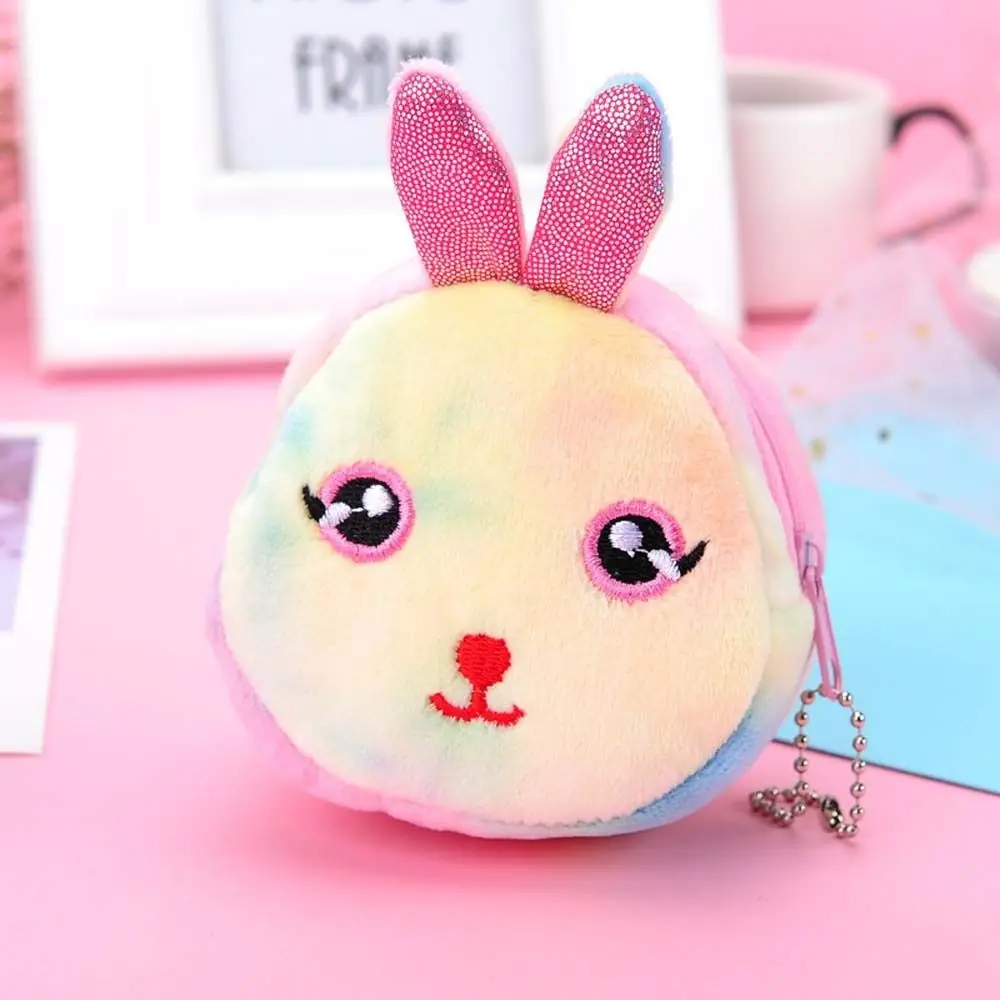 Borsa portaoggetti per unicorno Borsa portachiavi per gatti Borsa per ciondolo Porta soldi Custodia per portafoglio Borse Portamonete in peluche Mini portafoglio Portachiavi in peluche