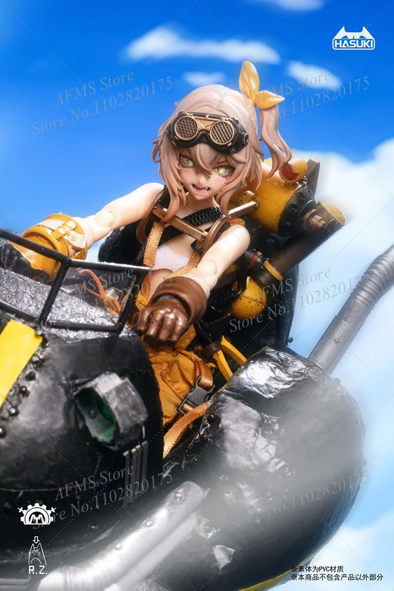 HASUKI PA007 1/12 Scale Collectibles Figure Cute Anime Girl Mechanist Ifiona Full Set 6" Women Soldier Action Figure Model