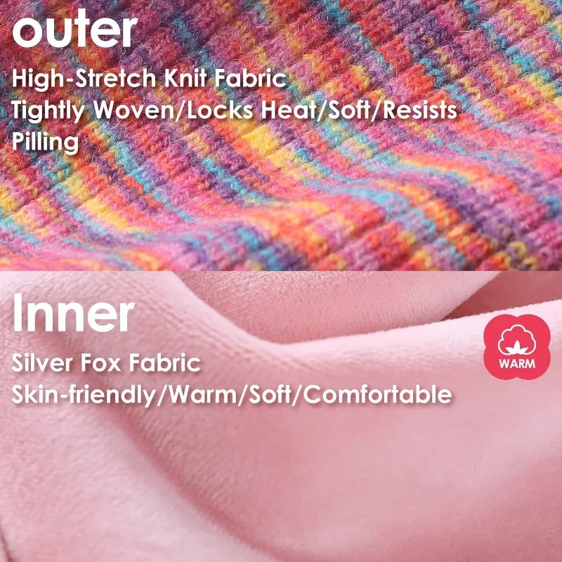 مجموعة وشاح قفازات قبعة شتوية للأطفال: قفازات صغيرة مبطنة بالصوف الدافئ ودفء للرقبة للأولاد والبنات من سن 4 إلى 10 سنوات