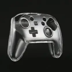 Transparent Clear Crystal Case Controller Protective Cover Handle Shell Compatible For Ns Nintendo Switch Pro Game Controller