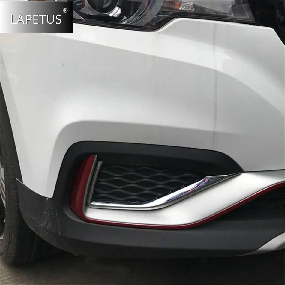 

For MG ZS 2018 - 2022 Front Fog Lights Lamps Eyelid Eyebrow Molding Strip Decor Cover Trim Chrome Exterior Modified Accessories