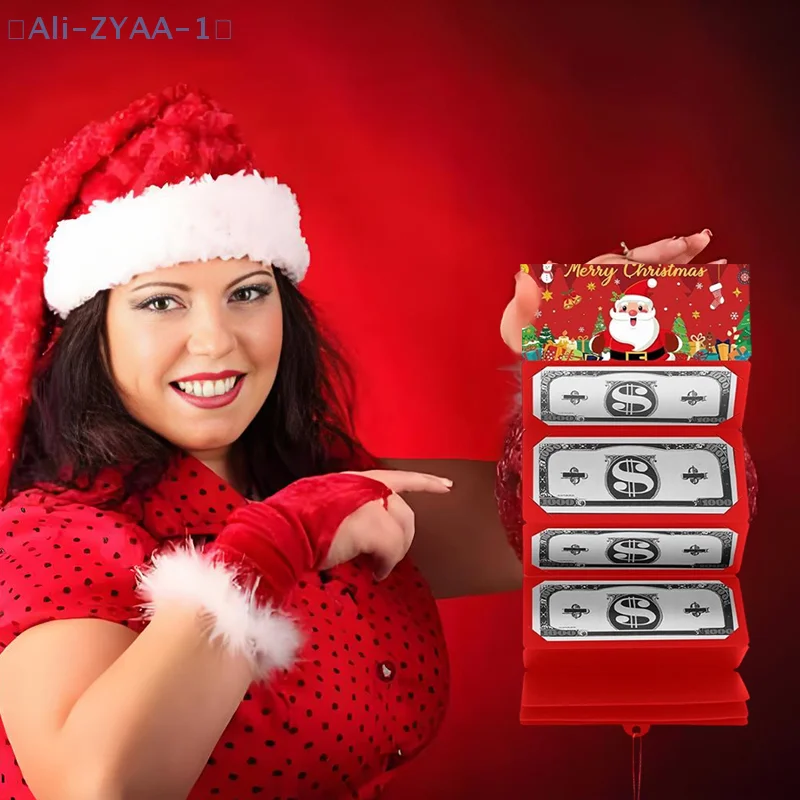 【ZYAA-1】2025 مغلف تغليف هدايا نقدية جديدة لعيد الميلاد، حاملي أموال عيد الميلاد للنقود، حاملي بطاقات هدايا النقود هدية عيد الميلاد #5