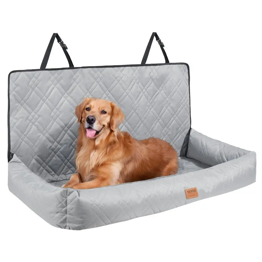 

Dog Booster Car Seat Pet Car Seat for medium Large Dog up to 100 lbs Gray