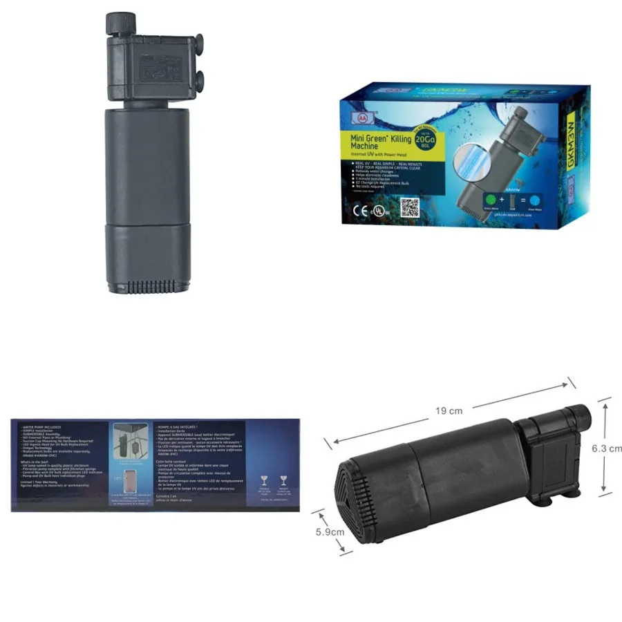 

GKM3W Mini Internal UV, Black, UV3W-B