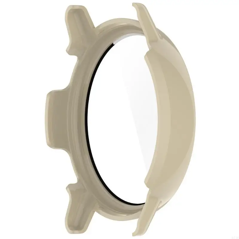 

H7JF Tremed Glass Film+Case Screction Protector Полное покрытие крышки против царапин Shell Watch Counting для Vivoactive 5 5
