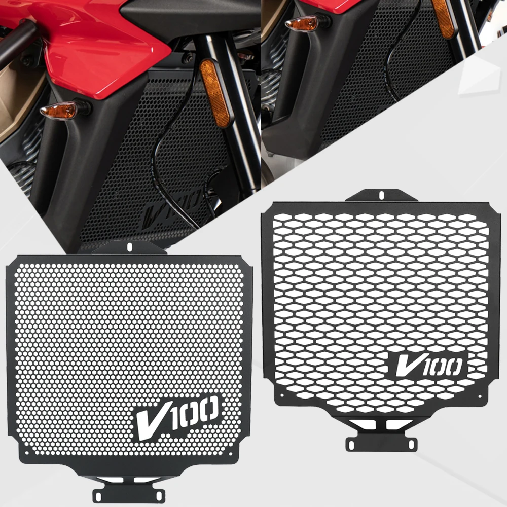 

2025 New For Moto Guzzi Stelvio 1000 Radiator Grille Guard Cover Protection Net Motorcycle Accessories V100 Mandello 2022 - 2026