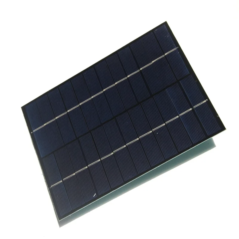 Portable 5.5W 12V 500mA Polycrystalline Silicon Solar Panel with 3M DC 5521 Port Cable for DIY Led Light Charger 165*210MM