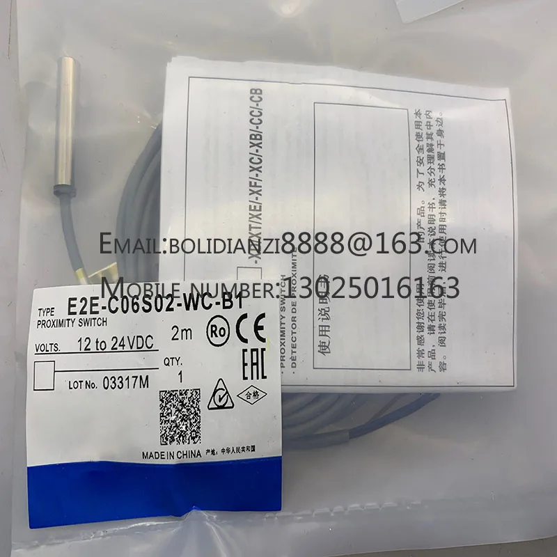 Новый датчик приближения E2E-C06S02-WC-B1 B2 E2E-C06S02-WC-C1 C2