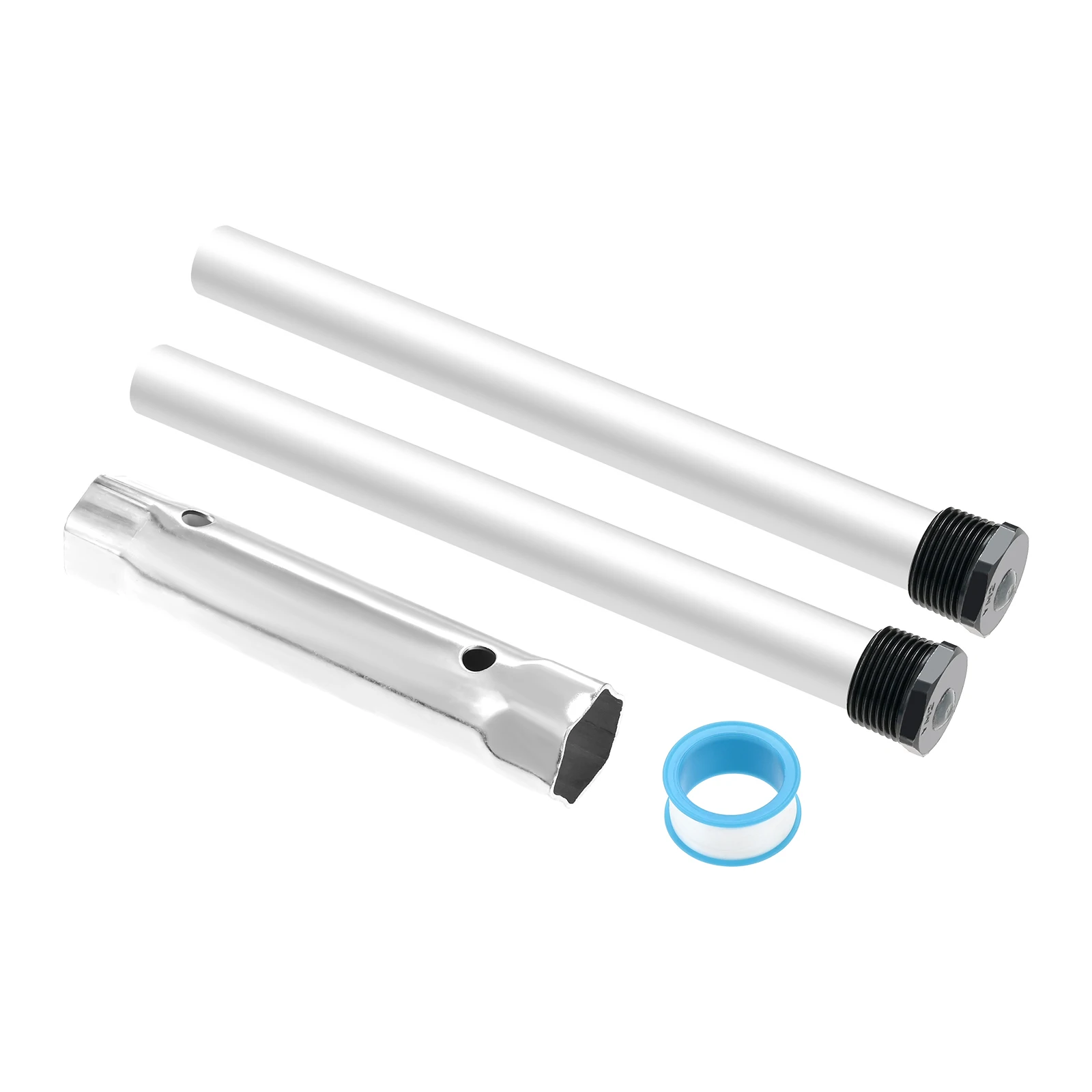 1 مجموعة RV سخان المياه الأنود قضيب مع عرافة عنصر المقبس وجع عدة ل Mor-Flo9.25 "Lx 3/4" NPT RV خزان المياه الساخنة استبدال جزء
