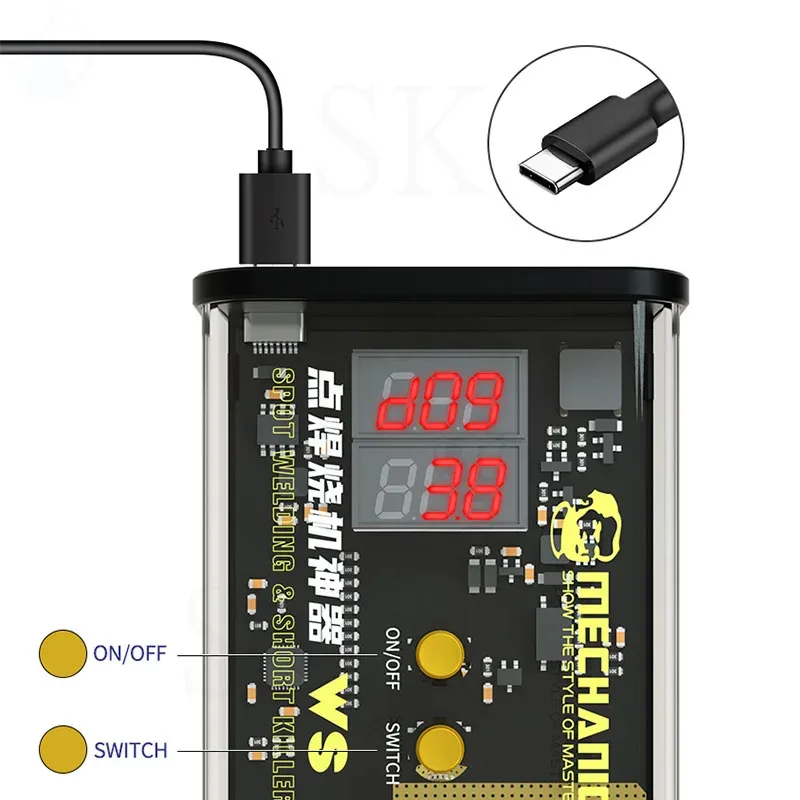 MECHANIC WS ONE Pulse Welding Short Killer Portable for PCB Short Circuit Fault Detection Pulse Spot Welding Machine