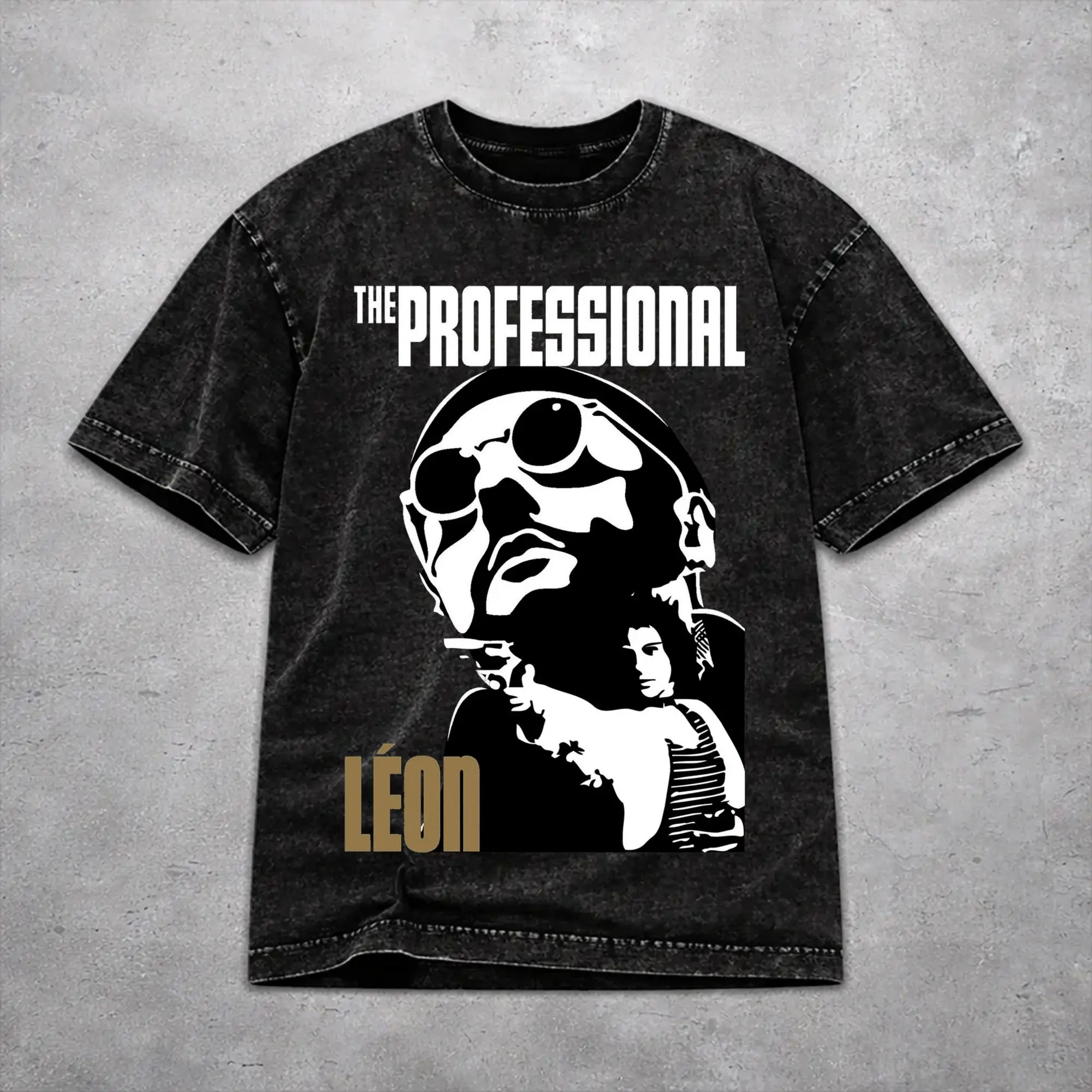 Men Women Wased T-shirts Leons Movie The Professional Printed Shirt Accessories High Street  Tee Shirt