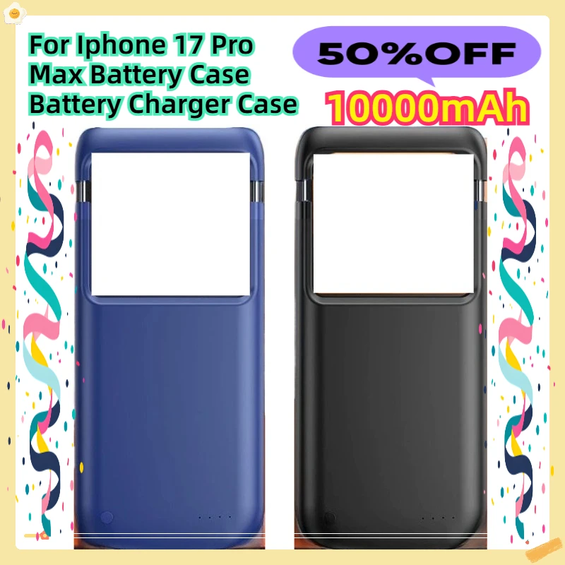 

For Iphone 17 Pro Max Battery Case 10000Mah Battery Charger Case