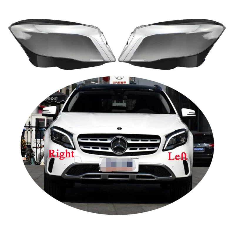 

For Mercedes-Benz GLA W156 GLA200 GLA220 GLA260 Lampshades Headlamps Cover Lens Transparent Lamp Shade 2015-2020