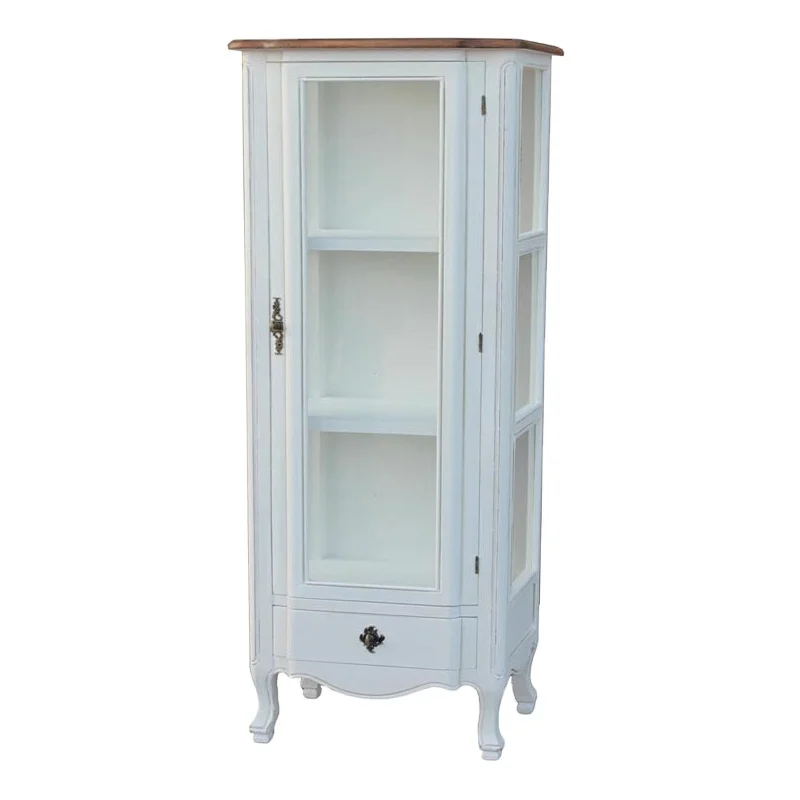 

European-style Simple Wooden White Sideboard Cabinet Storage Display Cabinet Wine Cabinet Display Furniture