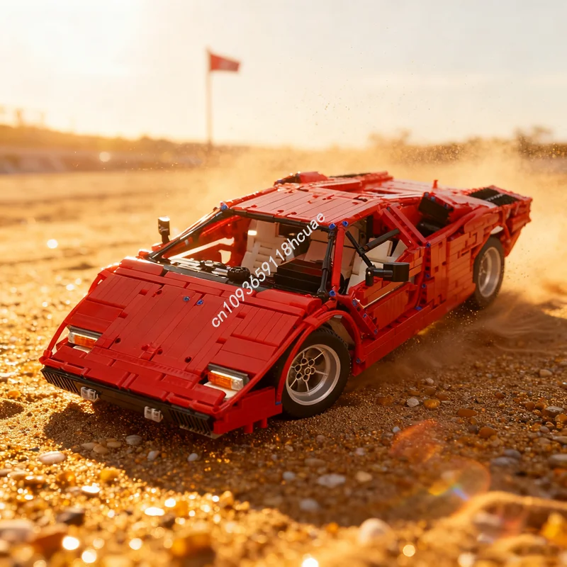 3167 pièces MOC Lamborghiniesed Countach modèle technique blocs de Construction jouet Construction assembler idée enfants cadeau de noël anniversaire