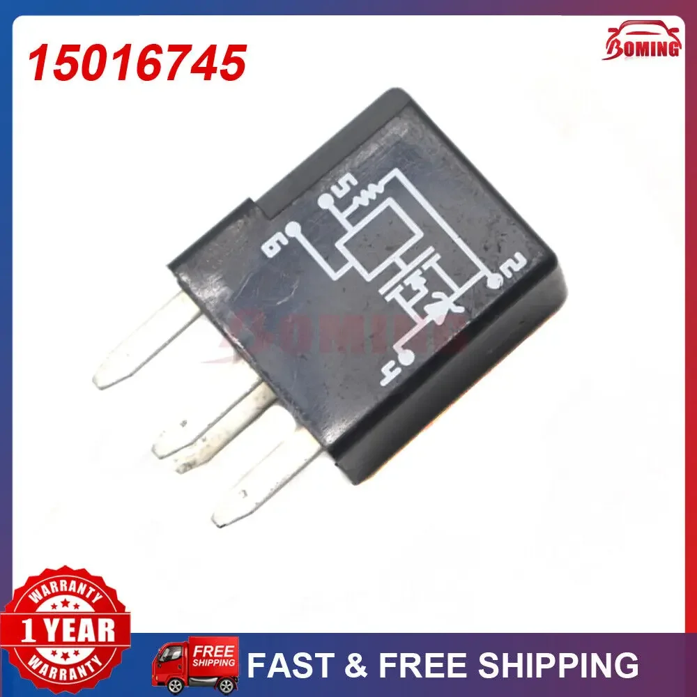 

New Headlight Relay Fuse 15016745 For Chevrolet Silverado Tahoe Trailblazer GMC Yukon Sierra Buick Cadillac NME172631 2002-2014