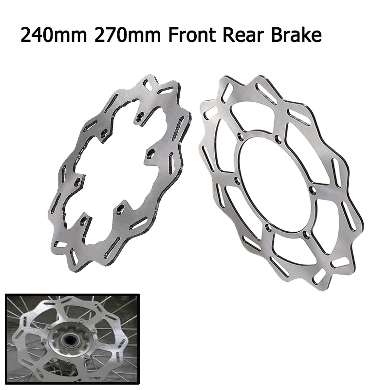 

245mm 270mm Front Rear Brake Disc Rotor Disk For Yamaha YZ125 YZ250FX YZ450FX YZ125X YZ250X YZ250F YZ450F WR125 WR250F WR450F