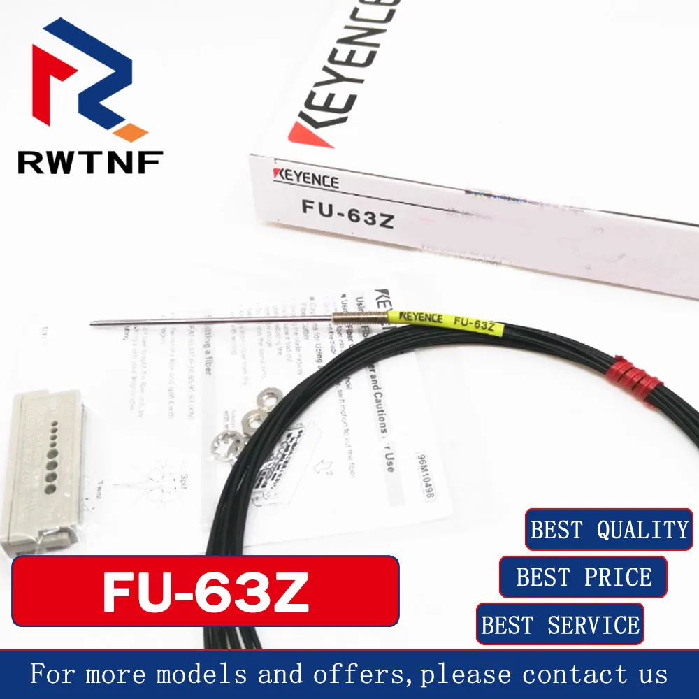 

FU-63Z New Genuine KEYENCE Reflective fiber optic sensor，warehouse stock