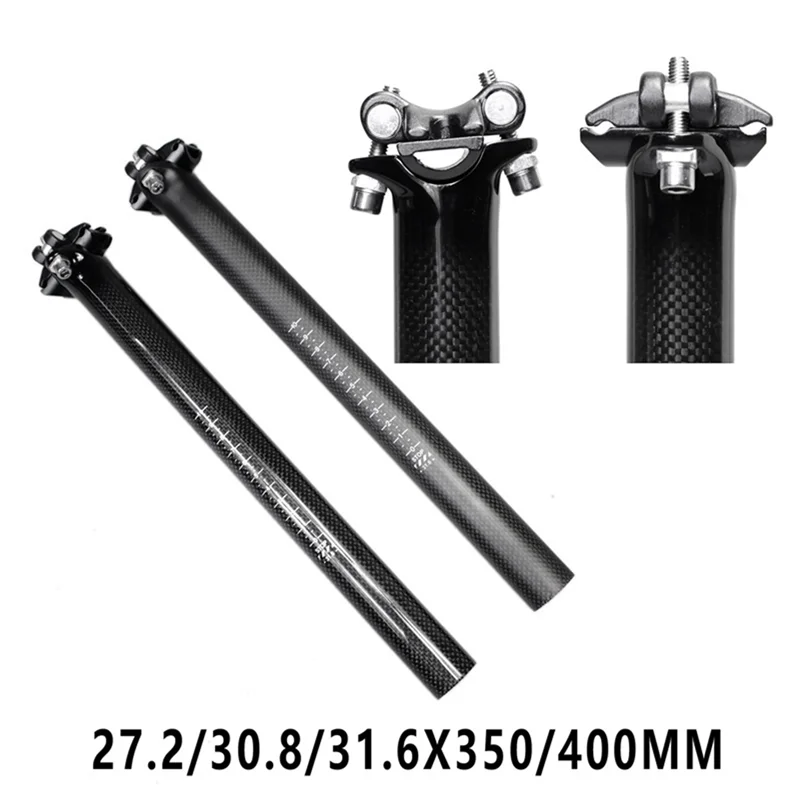 

AS98-Bike Seatpost Clamp For Carbon Saddle Rails Adapter Bicycle Seatpost Tube Oval / Round Clips Cycling Accessories