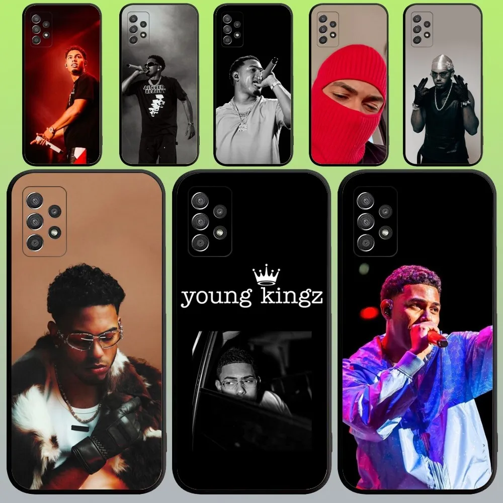 Rapper M-Myke T-Towers Phone Case For Samsung Galaxy A20,A21s,A22,A31,A32,A52,A53,A72,73,A80,A91 Soft Black Cover