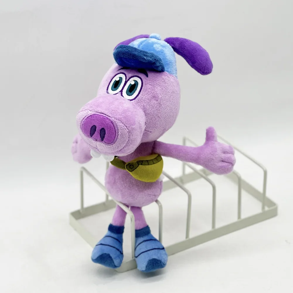 New 25cm Inside Out 2 Bloofy Plush Anime Purple Pig Figure Plushie Cartoon Doll Movie Periphery Toy Gifts