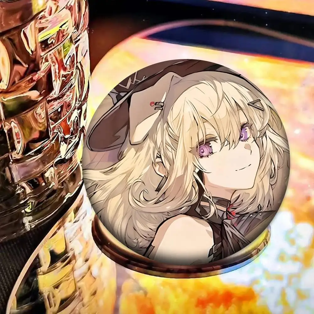 أنيمي لطيف فتاة B-BanG حلم Uika Misumi شارات شارة ليزر مستديرة الكرتون بروش الملابس ظهره اكسسوارات التلبيب