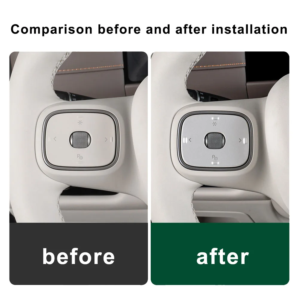 Steering Wheel Button Metal Sticker For GWM HAVAL H10 2026 Scratch Resistant And Wear-resistant Protective Tape Car Supplies