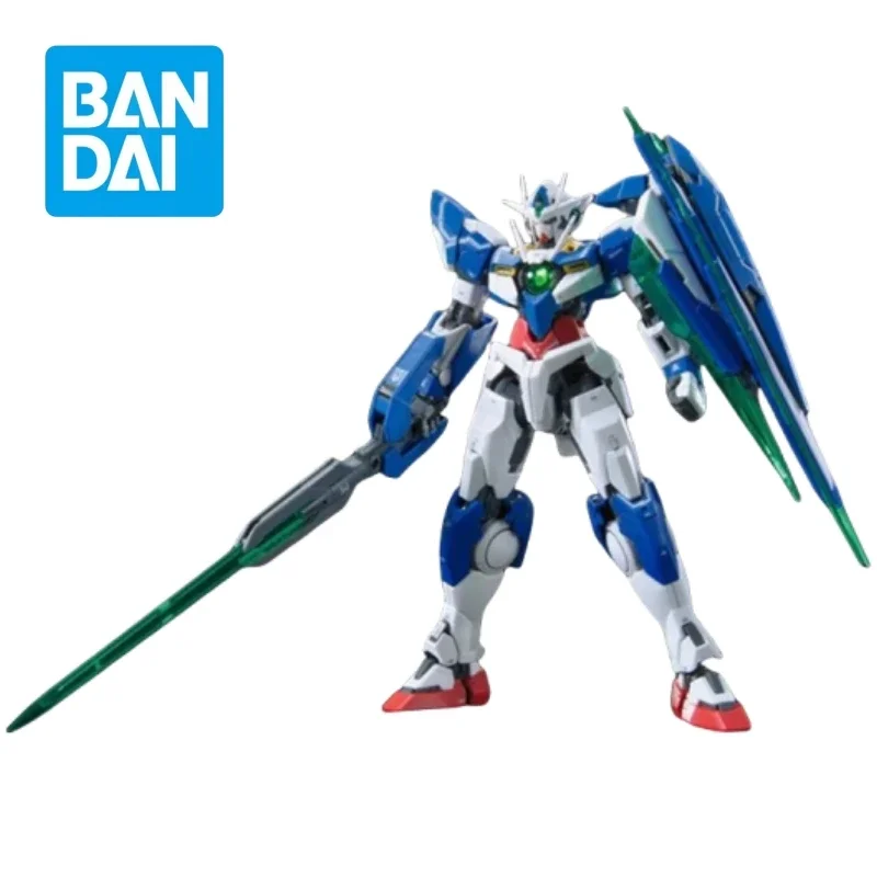 

Genuine Bandai Anime Gundam 00Qan[T] RG 1/144 Assembled Model Toy Action Figure Gift Collection Decorations for Boy and Children