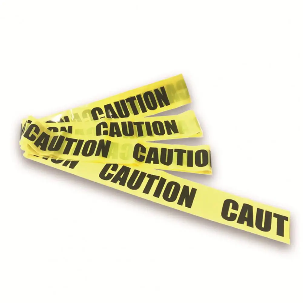 Durable Caution Tape Spooky Warning Tape Spooky Halloween Caution Tape Bundle for Haunted Houses Parties Warning for Outdoor